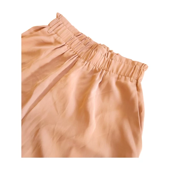 Hynet bézs bő szárú vékony női nadrág 