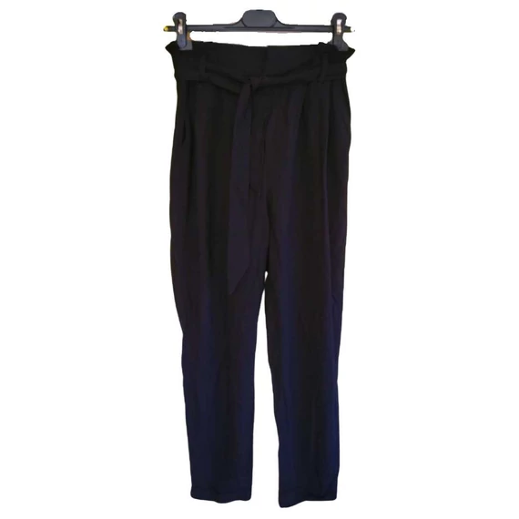 Bershka fekete női szövetnadrág