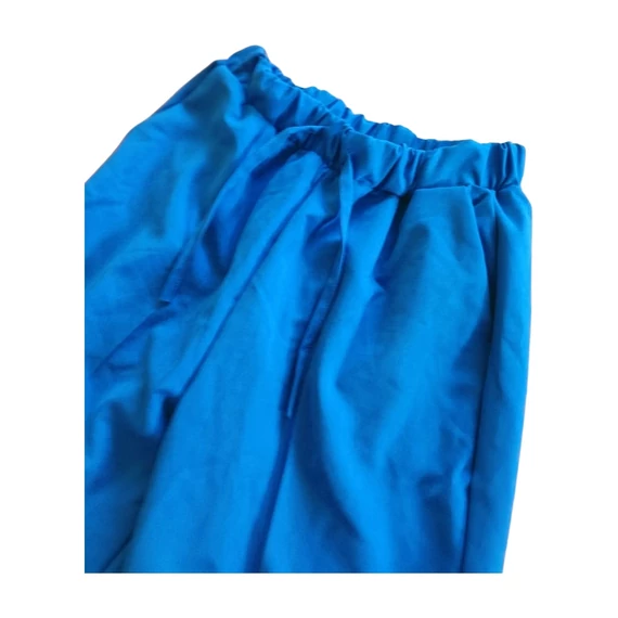 FullaModa kék vékony női szövetnadrág 