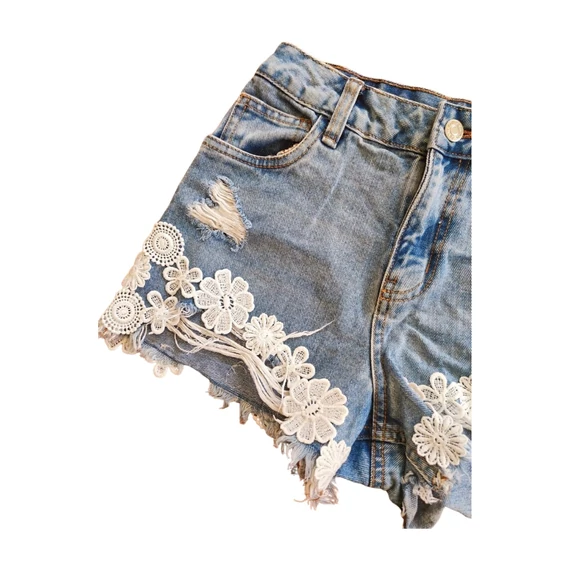 Denim Co. világoskék női farmer rövidnadrág