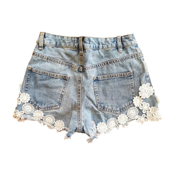 Denim Co. világoskék női farmer rövidnadrág