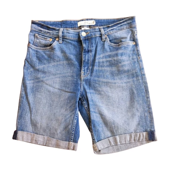 H&M kék farmer női rövidnadrág