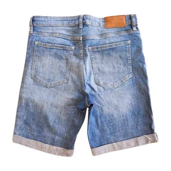 H&M kék farmer női rövidnadrág