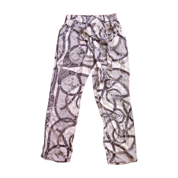 Liebesglück szürke mintás vékony női nadrág 