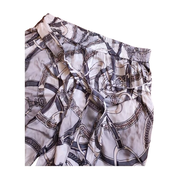 Liebesglück szürke mintás vékony női nadrág 