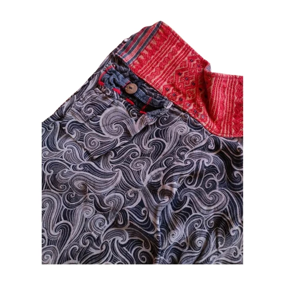 Szürke mintás női háremnadrág