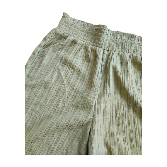 Shein zöld vékony női nadrág 