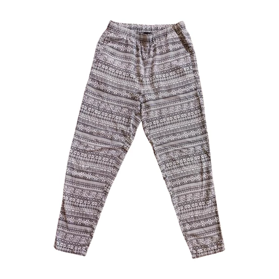 Page One szürke mintás vékony női nadrág