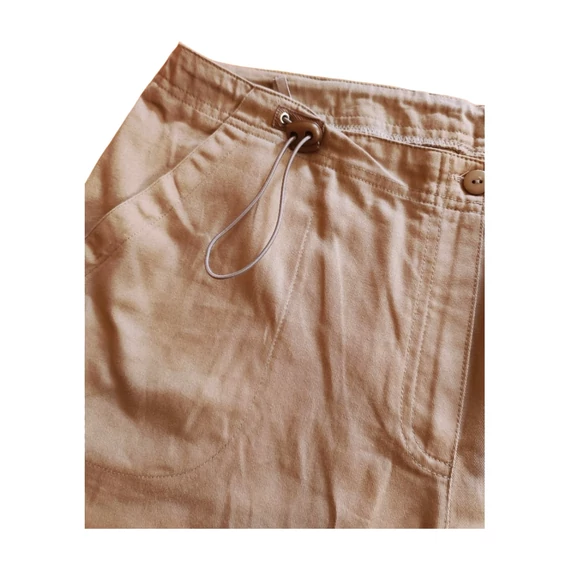 Barna terepszínű női 3/4-es túranadrág 