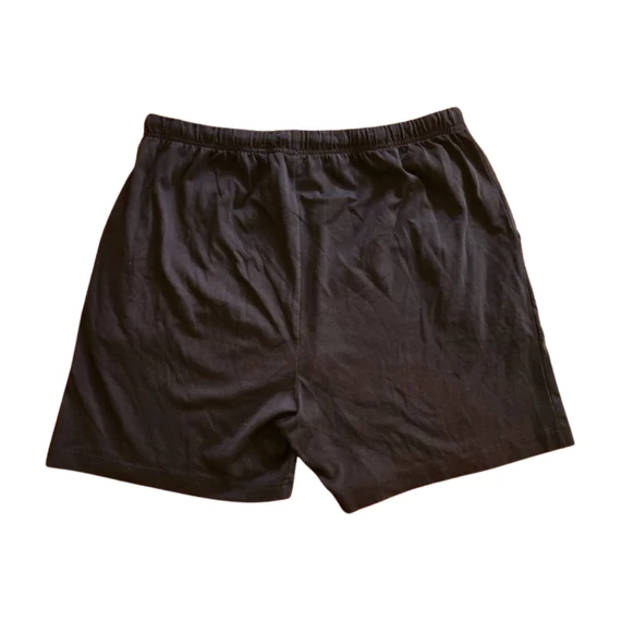 Fekete férfi sport rövidnadrág