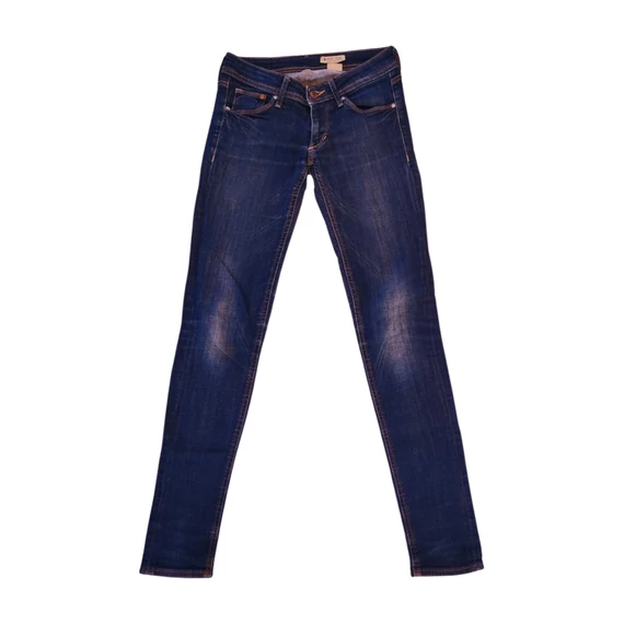 H&M sötétkék női skinny farmer