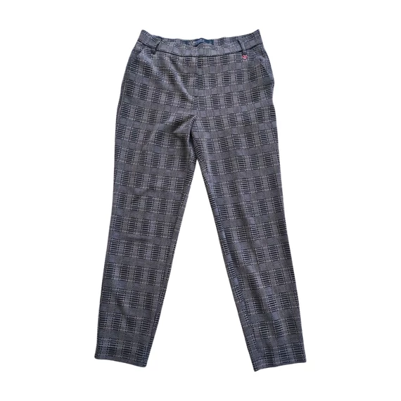 Invisible szürke kockás női szövetnadrág