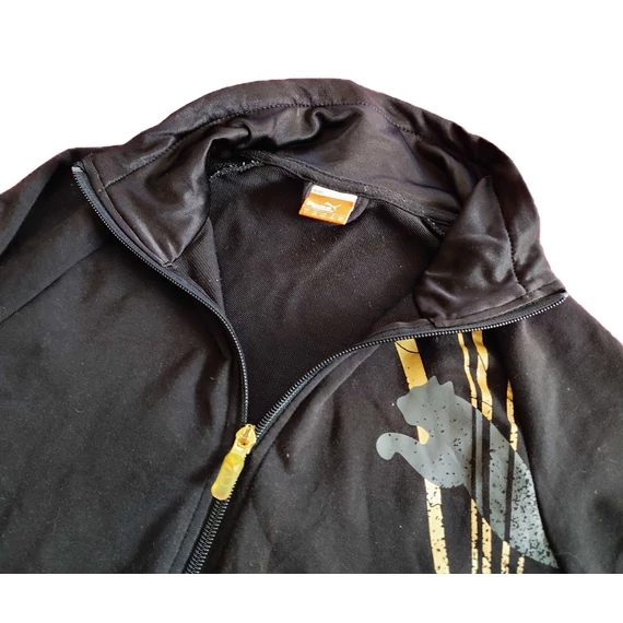 Puma fekete cipzáras női sport pulóver (méret: S)