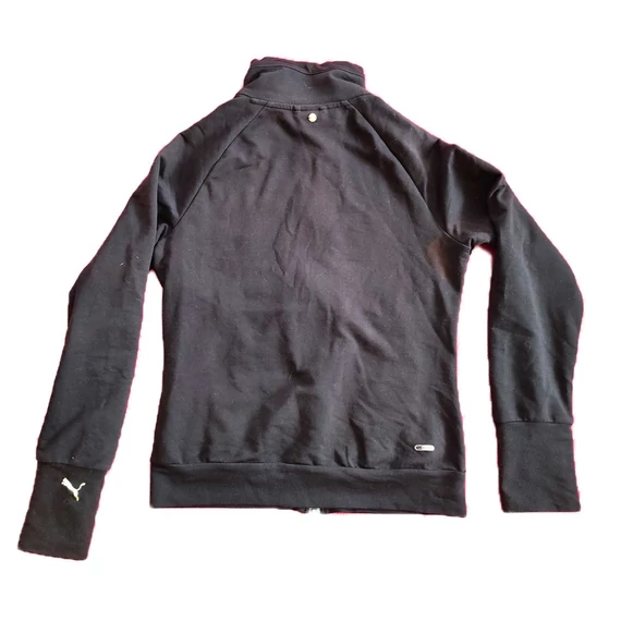 Puma fekete cipzáras női sport pulóver (méret: S)