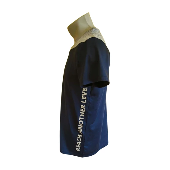 Yigga sötétkék és szürke férfi sport póló