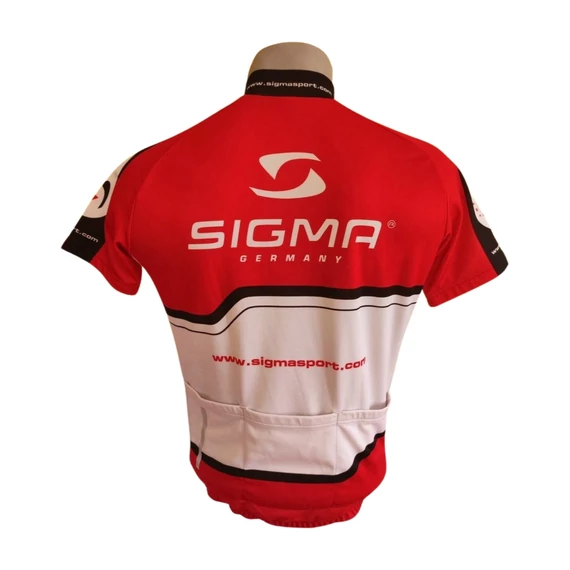 Sigma piros kerékpáros férfi sport felső