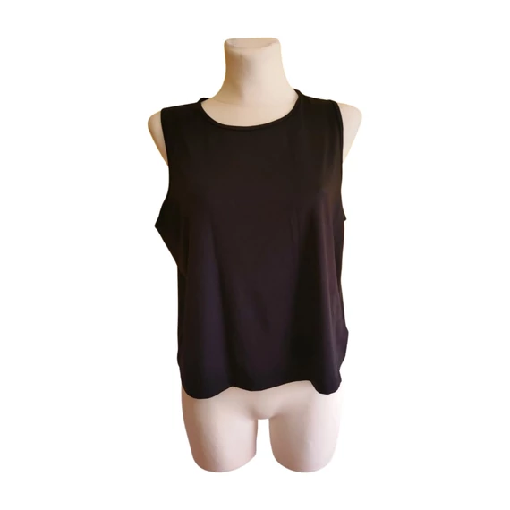 Crivit fekete női ujjatlan sport póló