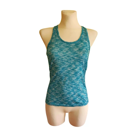 H&M türkiz színű női ujjatlan sport felső