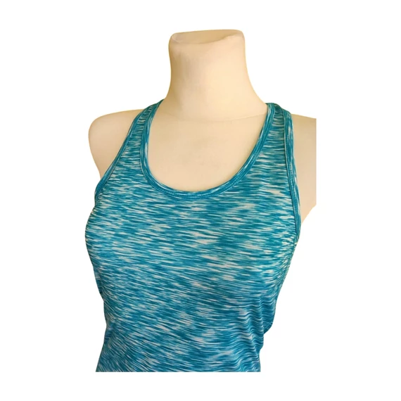 H&M türkiz színű női ujjatlan sport felső