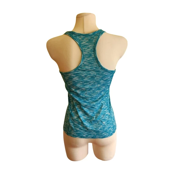 H&M türkiz színű női ujjatlan sport felső