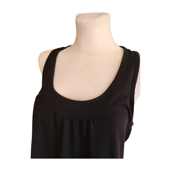 Crane fekete női ujjatlan sport felső