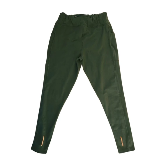 Crane sötétzöld női melegítőnadrág futáshoz