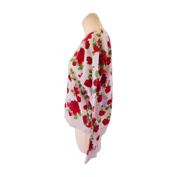 H&M szürke mintás női sport pulóver