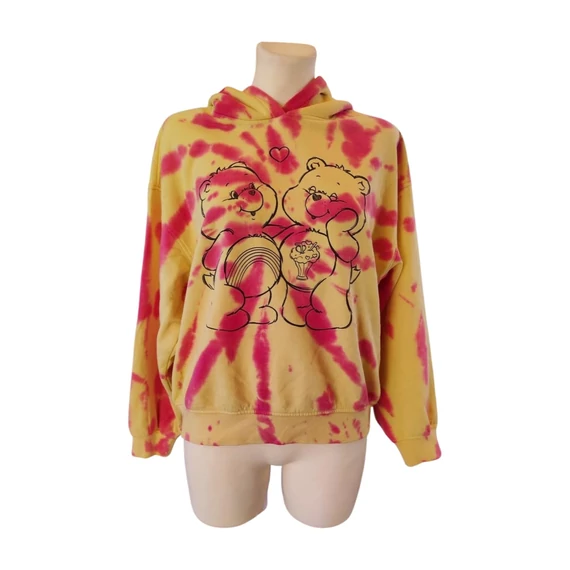 H&M sárga mintás női sport pulóver