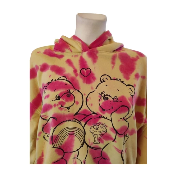 H&M sárga mintás női sport pulóver