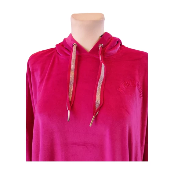 Esmara rózsaszín hosszú plüss pulóver