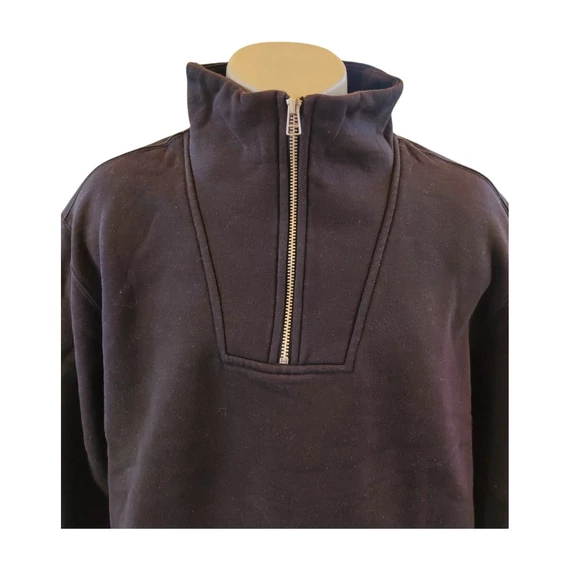 H&M fekete férfi sport pulóver