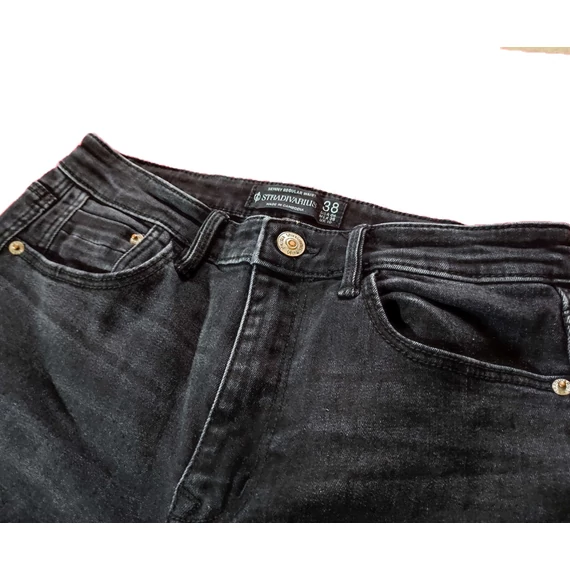 Stradivarius fekete női farmer (méret: 38)