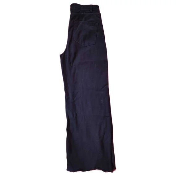 Bershka fekete wide legs női farmernadrág (méret: 38)