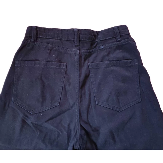 Bershka fekete wide legs női farmernadrág (méret: 38)