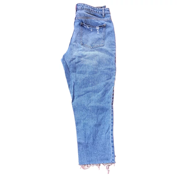 Denim Co. kék szaggatott női farmernadrág (méret: 44)