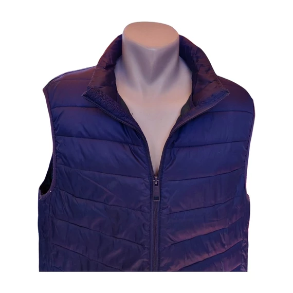 C&A sötétkék steppelt férfi mellény