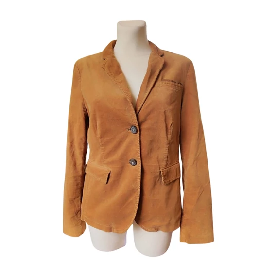 Marc O'Polo barna bársony női kabát 