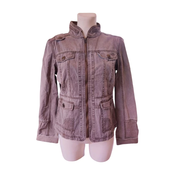 Only szürke női farmerkabát