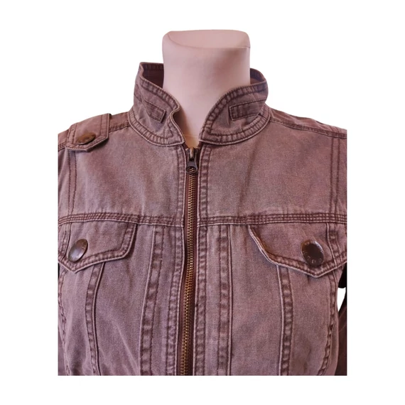 Only szürke női farmerkabát