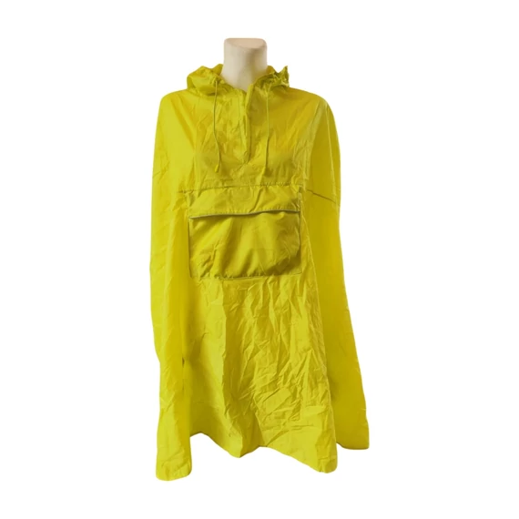 Tchibo neonzöld összehajtható esőkabát