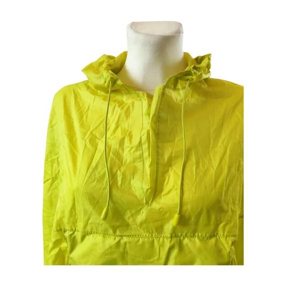Tchibo neonzöld összehajtható esőkabát