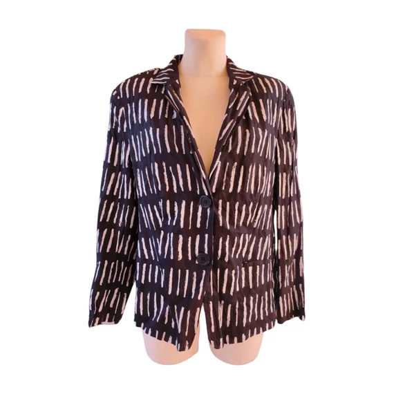 Taifun fekete csíkos női blézer