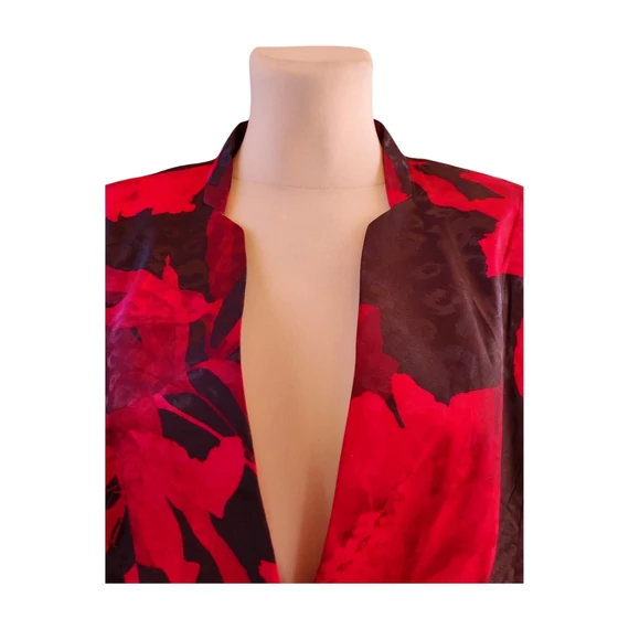 K. S. Selection fekete mintás női blézer