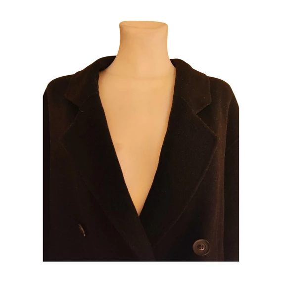 Zara fekete női szövetkabát 