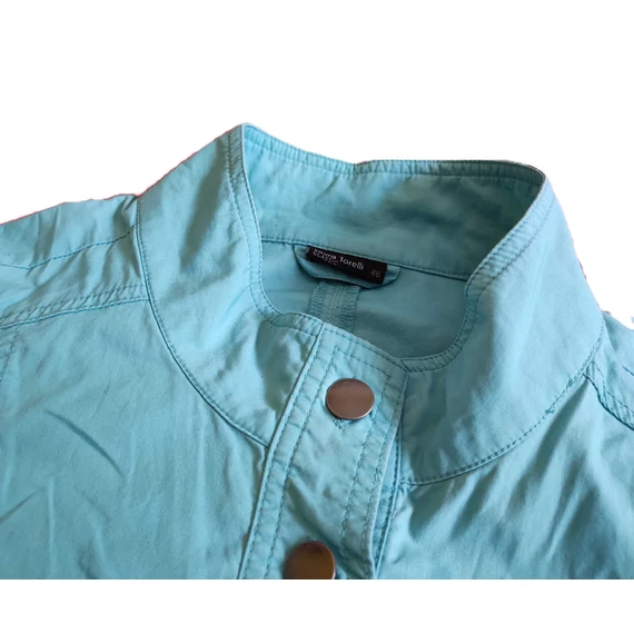 Laura Torelli világoskék átmeneti női kabát (méret: 46/L)