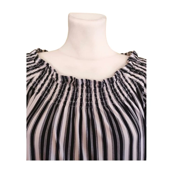 Blind Date fehér csíkos női felső 