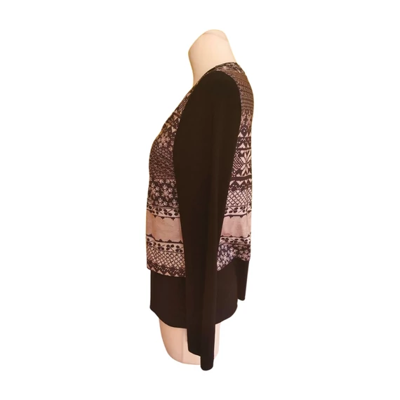 Joseph Ribkoff szürke mintás női felső