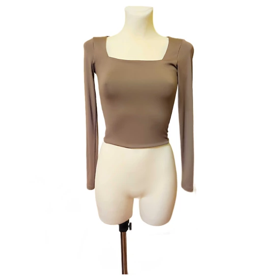 Amisu barna színű női top 