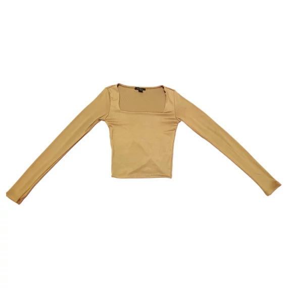 Amisu barna színű női top (méret: XS)