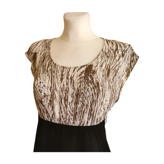 Mamamlicious szürke és fekete színű női ruha